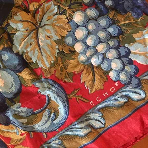 Beautiful Grape Silk Echo Scarf - Picture 5 of 6